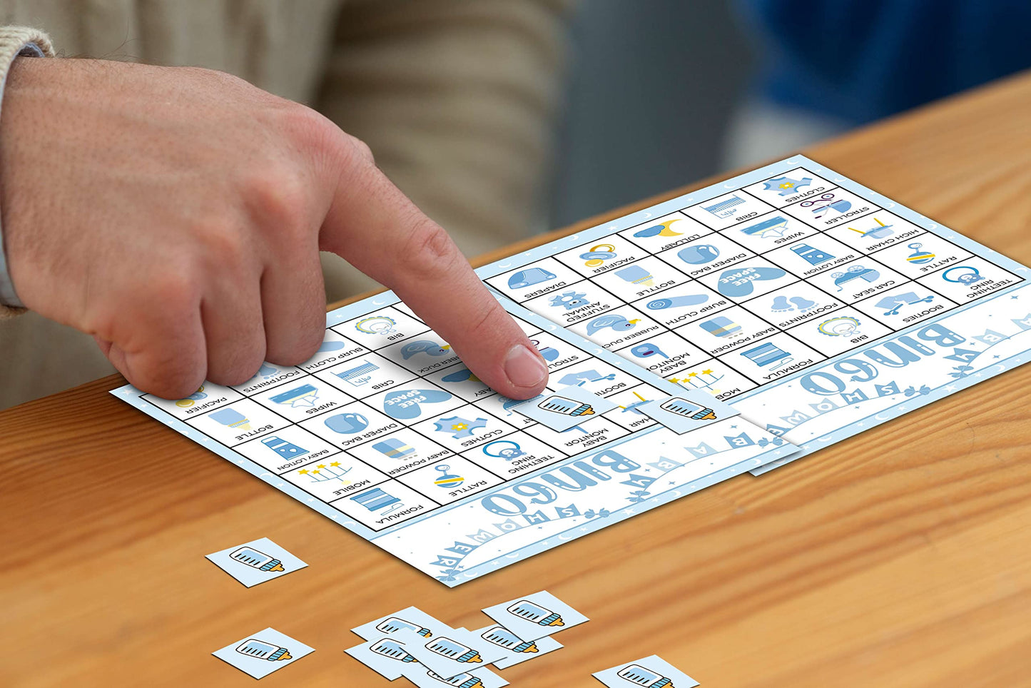 Disfuco Baby Shower Bingo – 24-Player Bingo Game for Parties (A04)
