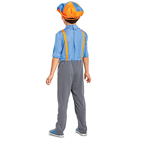 Disguise Blippi Costume for Kids – Official Jumpsuit with Hat & Bowtie (Toddler 2T)