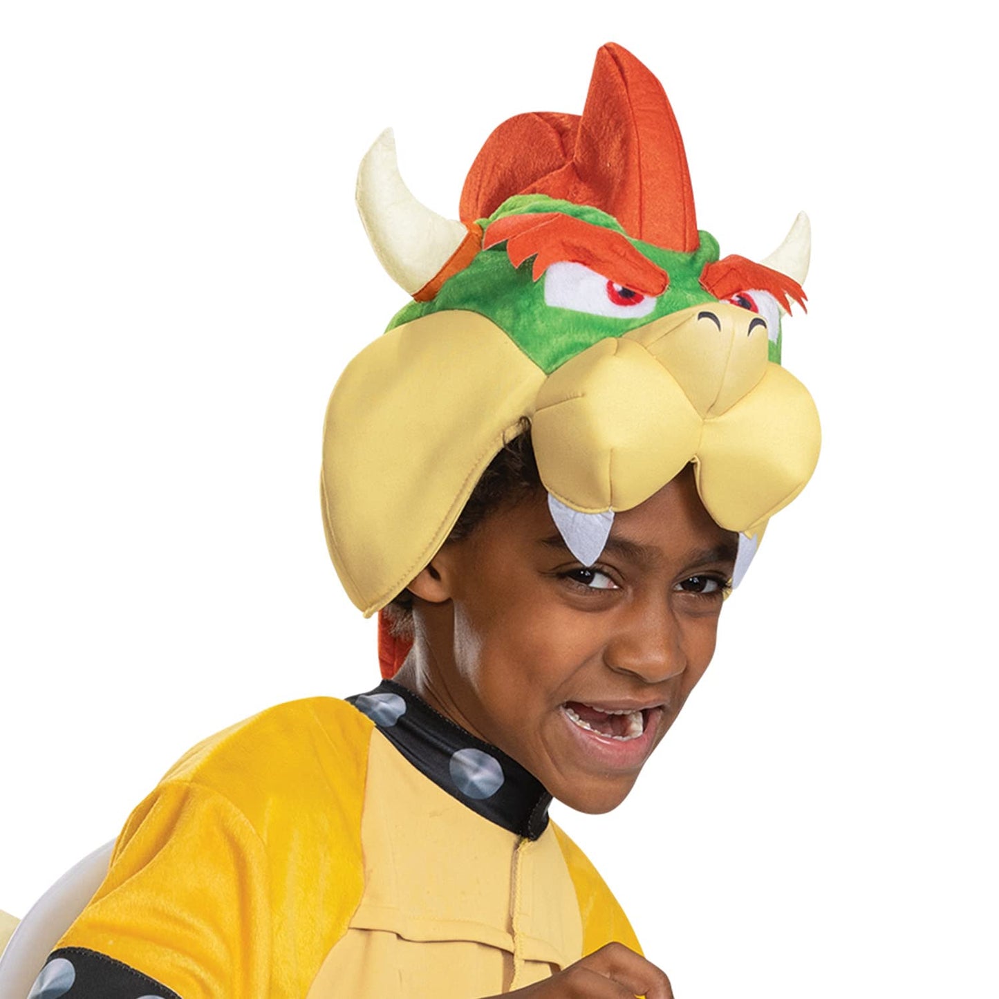 Disguise Bowser Costume Hooded Jumpsuit for Kids – Official Super Mario Character, Size 7-8