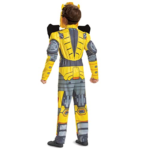 Disguise Kid's Transformers Bumblebee Muscle Costume – Official Bumblebee Cosplay for Kids