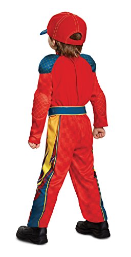 Disguise Cars 3 Lightning McQueen Toddler Costume | Red, Medium (3T-4T)