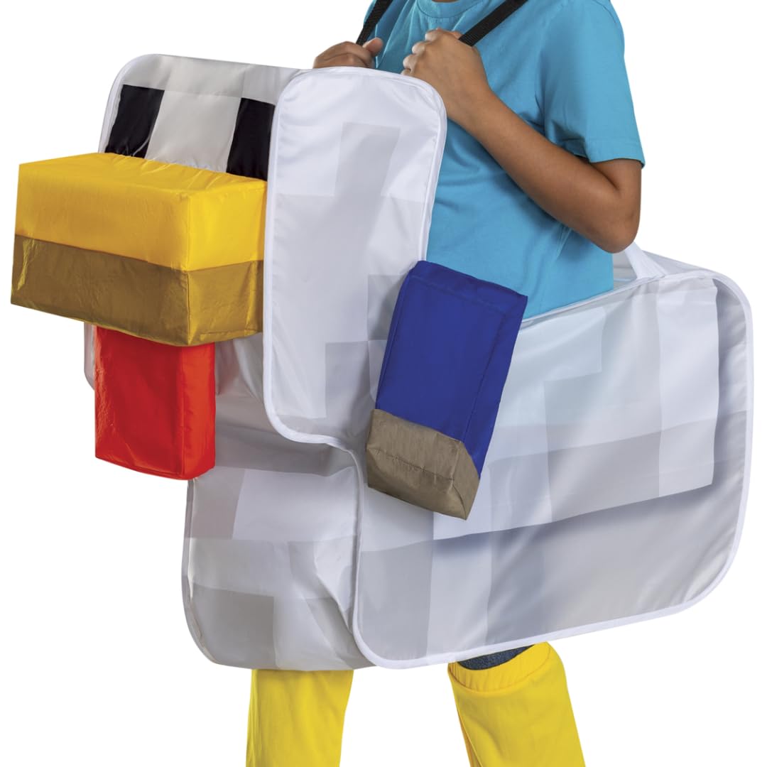 Disguise Minecraft Chicken Jockey Ride-On Costume – Officially Licensed, Easy Setup (One Size Child)