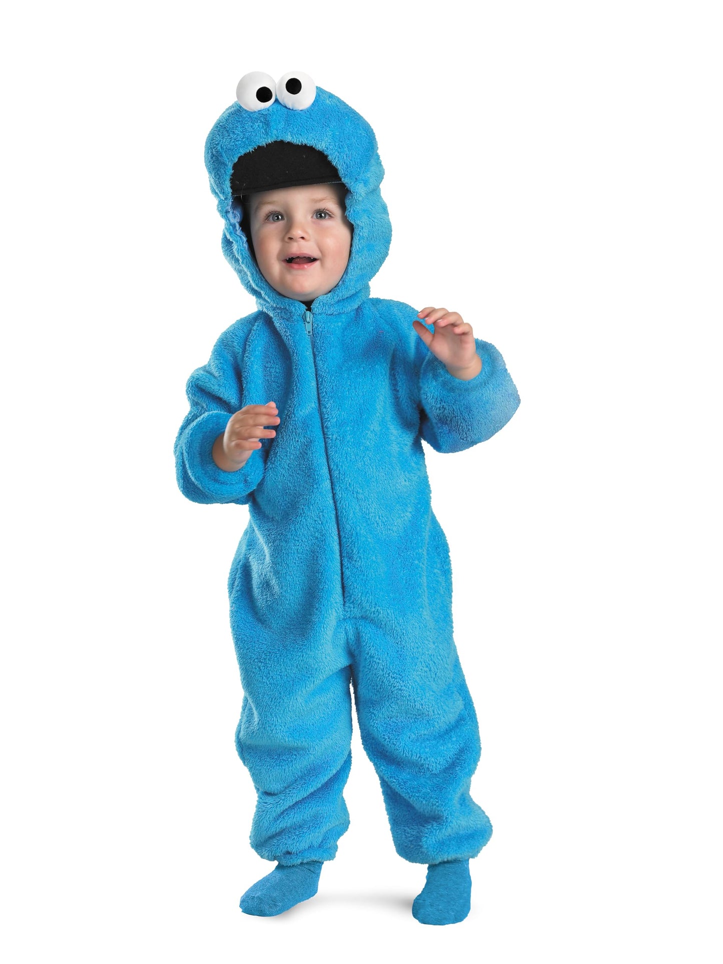 Disguise Cookie Monster DLX Plush Costume – Child L (4-6)