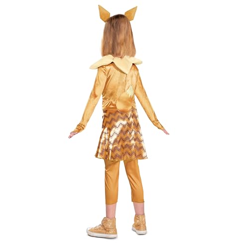 Disguise Eevee Costume for Kids – Deluxe Eevee Outfit, Girls, Size Small (4-6x)