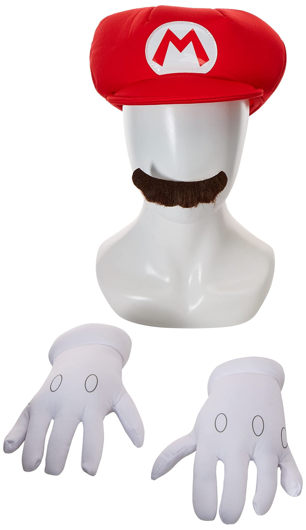 Disguise Mario Accessory Kit - Officially Licensed Super Mario Bros. Costume Kit for Kids
