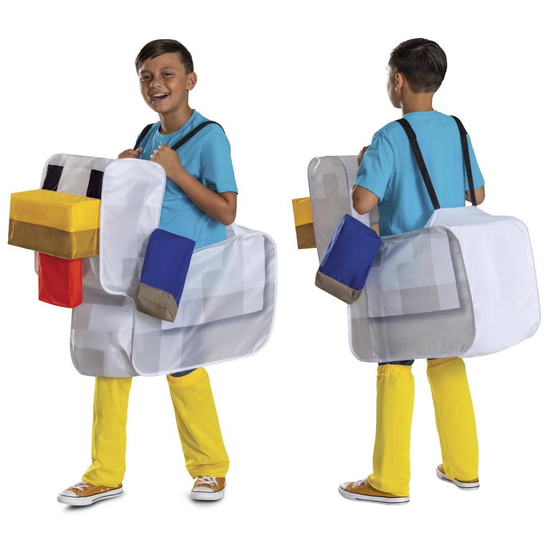 Disguise Minecraft Chicken Jockey Ride-On Costume – Officially Licensed, Easy Setup (One Size Child)
