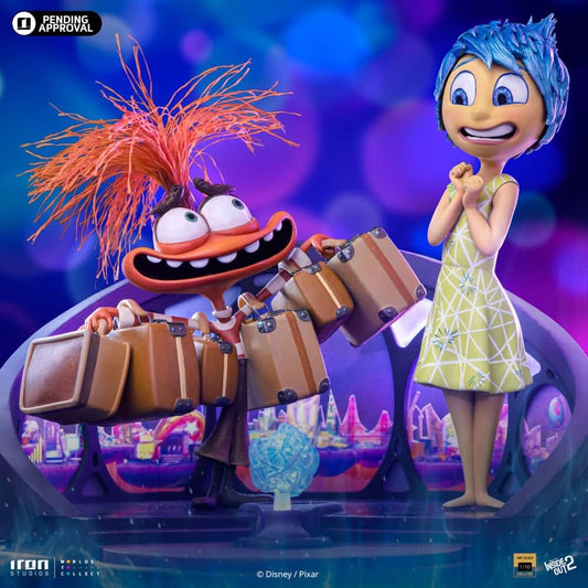 Statue Joy and Anxiety Deluxe - Inside Out 2 - Art Scale 1/10 - Iron Studios