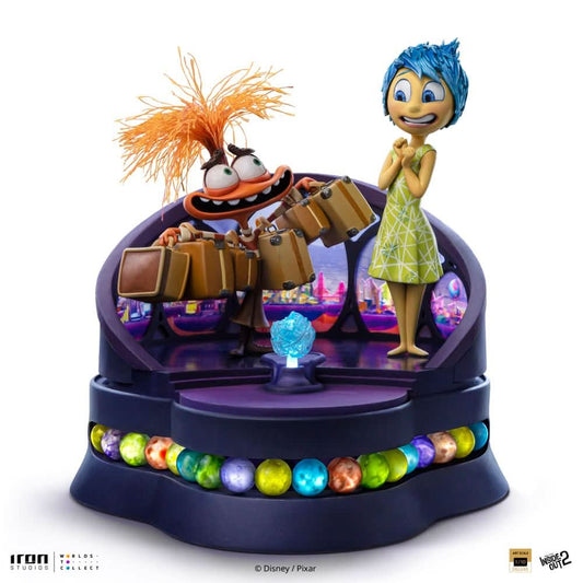Statue Joy and Anxiety Deluxe - Inside Out 2 - Art Scale 1/10 - Iron Studios
