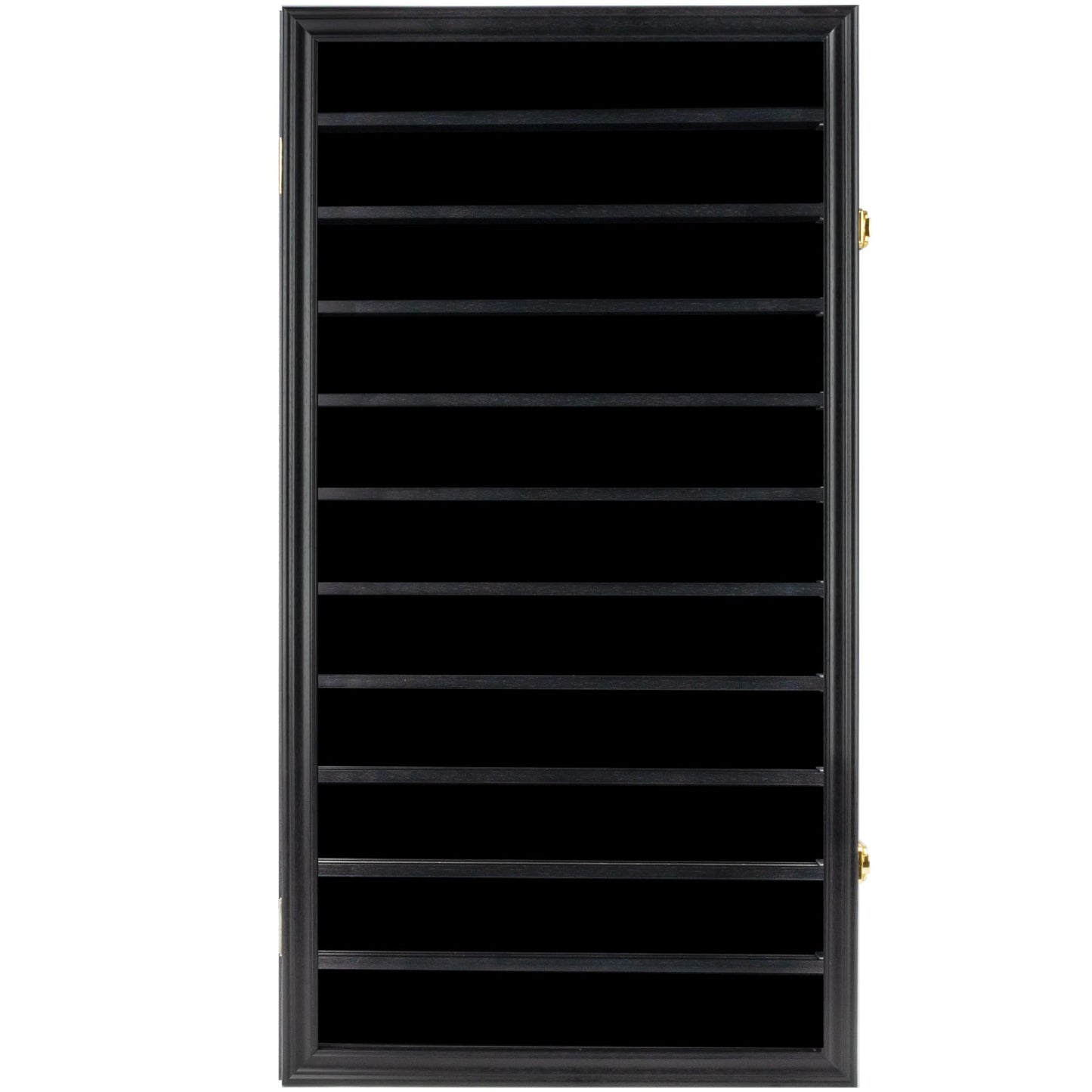 DisplayGifts Military Challenge Coin Display Case — Wall Mount, 29H x 16W, Holds 88 Coins