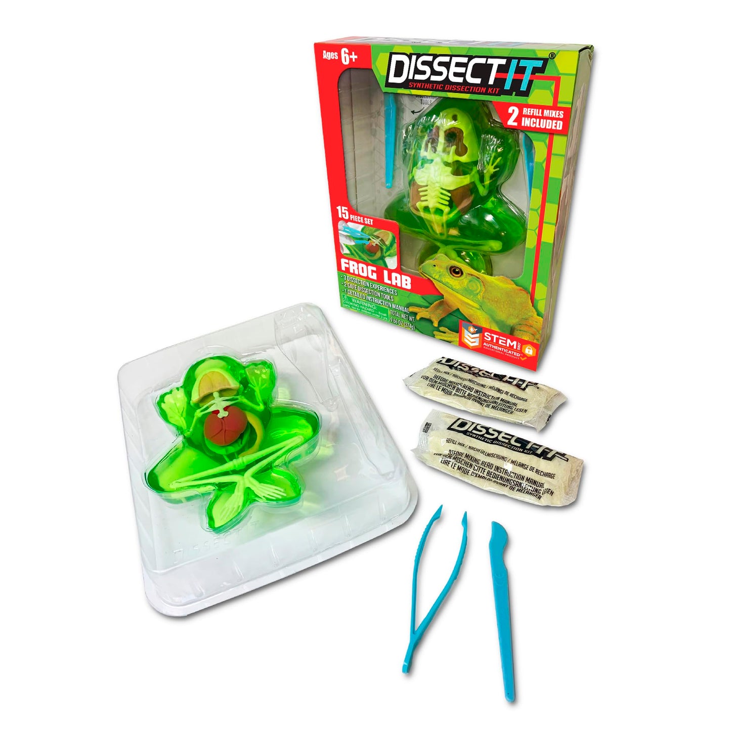 Dissect It Kit by Top Secret Toys — Safe Frog Dissection & STEM Learning for Kids 6+