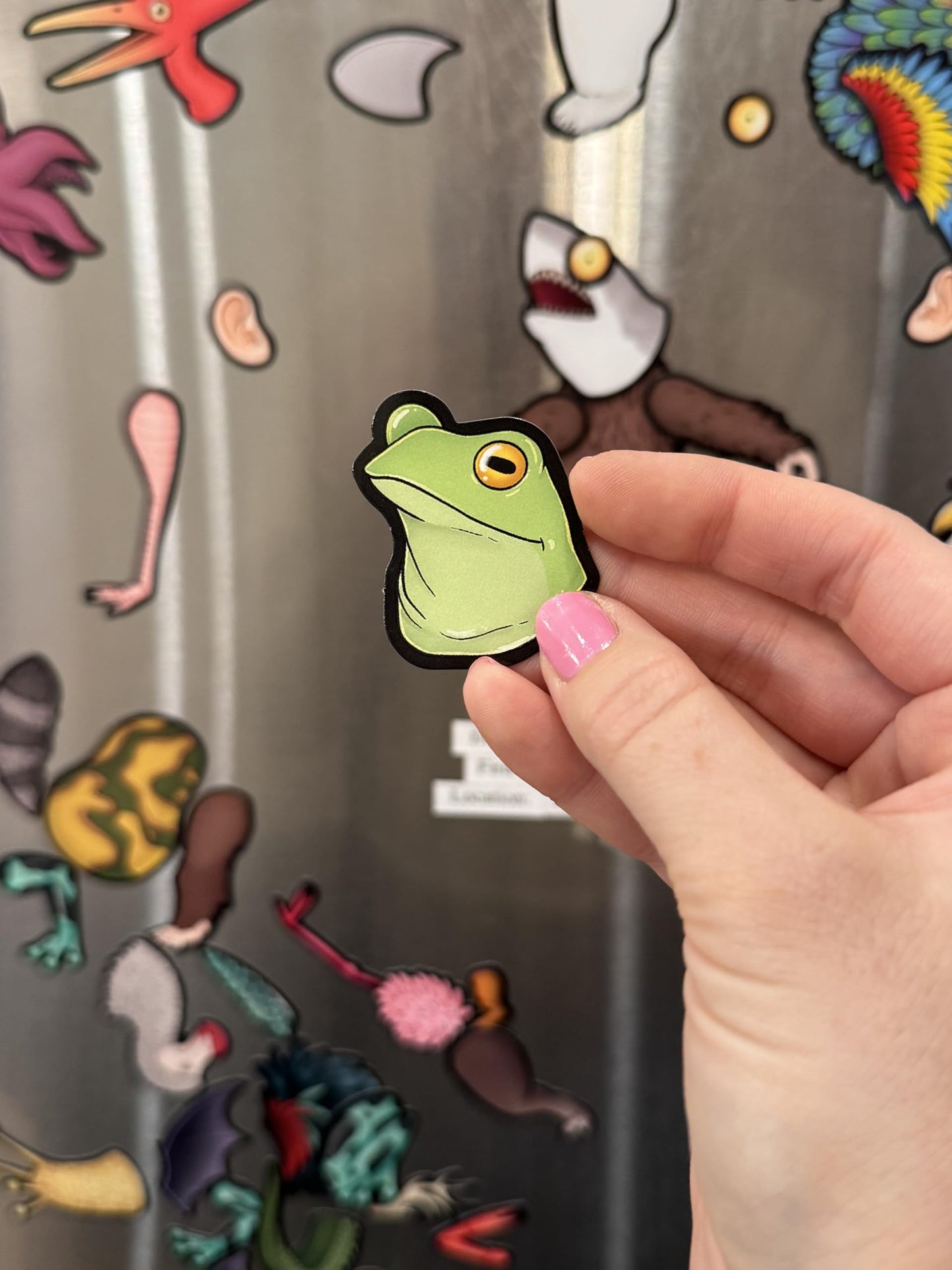 Dissent Pins Cryptid Construction Kit – Funny Fridge Magnet Creature Creation Kit