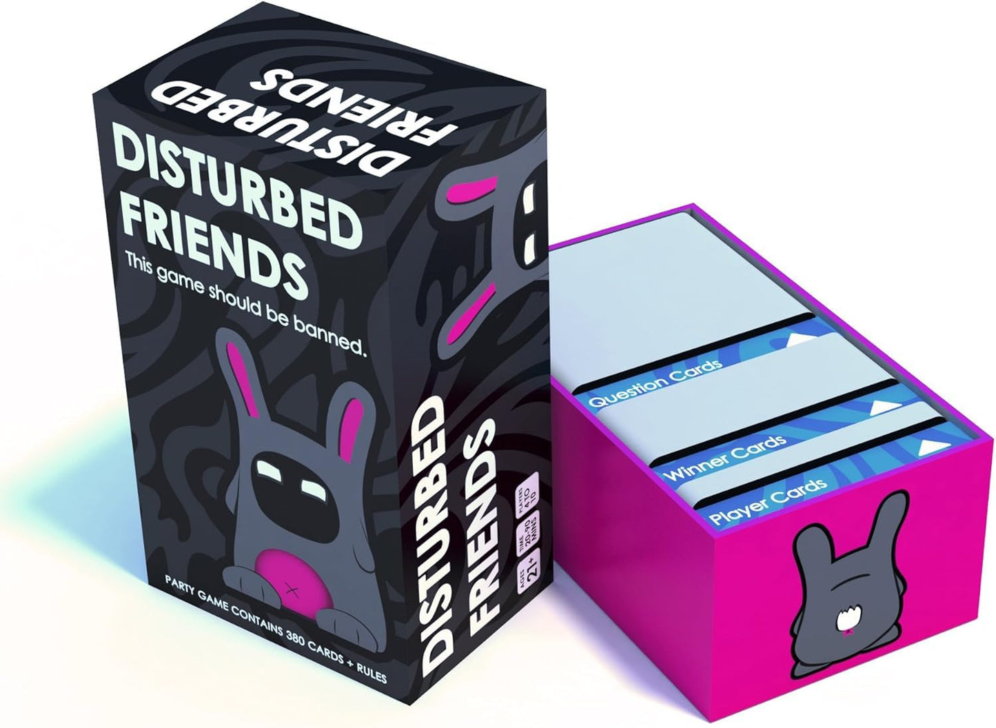 Disturbed Friends Party Game | Hilarious Adult Card Game for White Elephant & Game Night