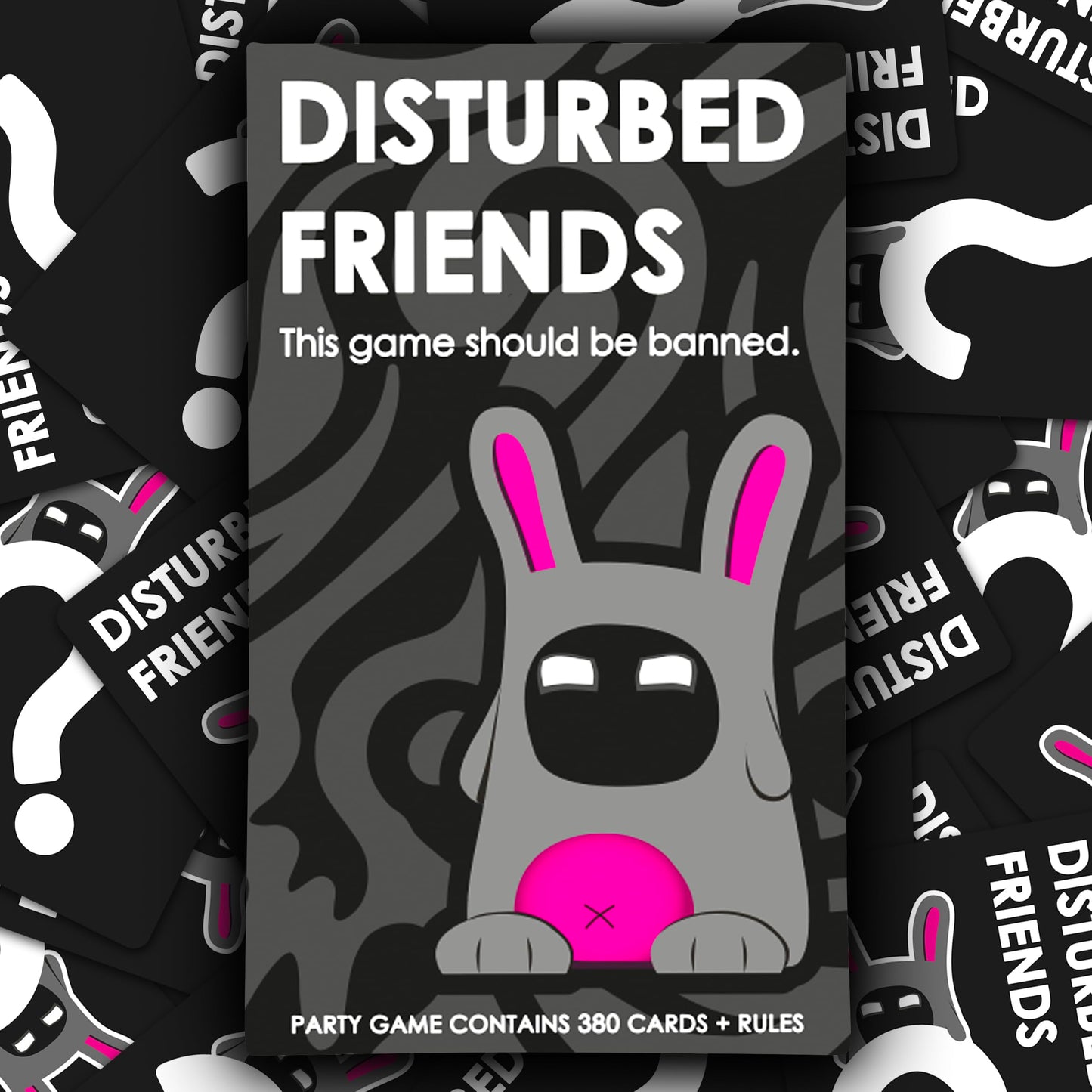 Disturbed Friends Party Game | Hilarious Adult Card Game for White Elephant & Game Night