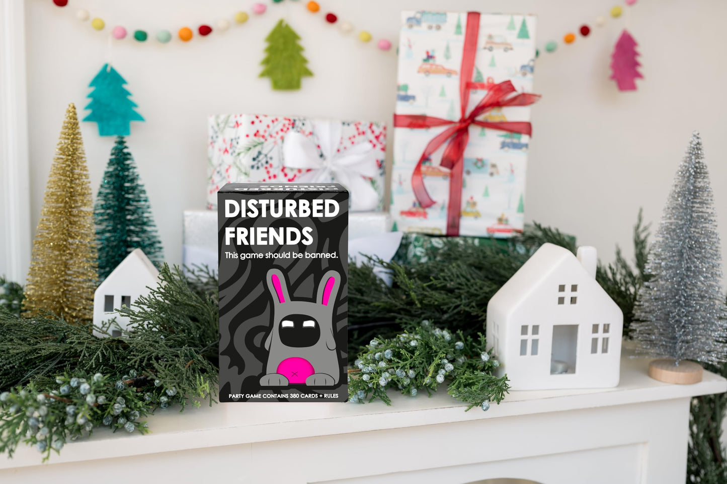Disturbed Friends Party Game | Hilarious Adult Card Game for White Elephant & Game Night