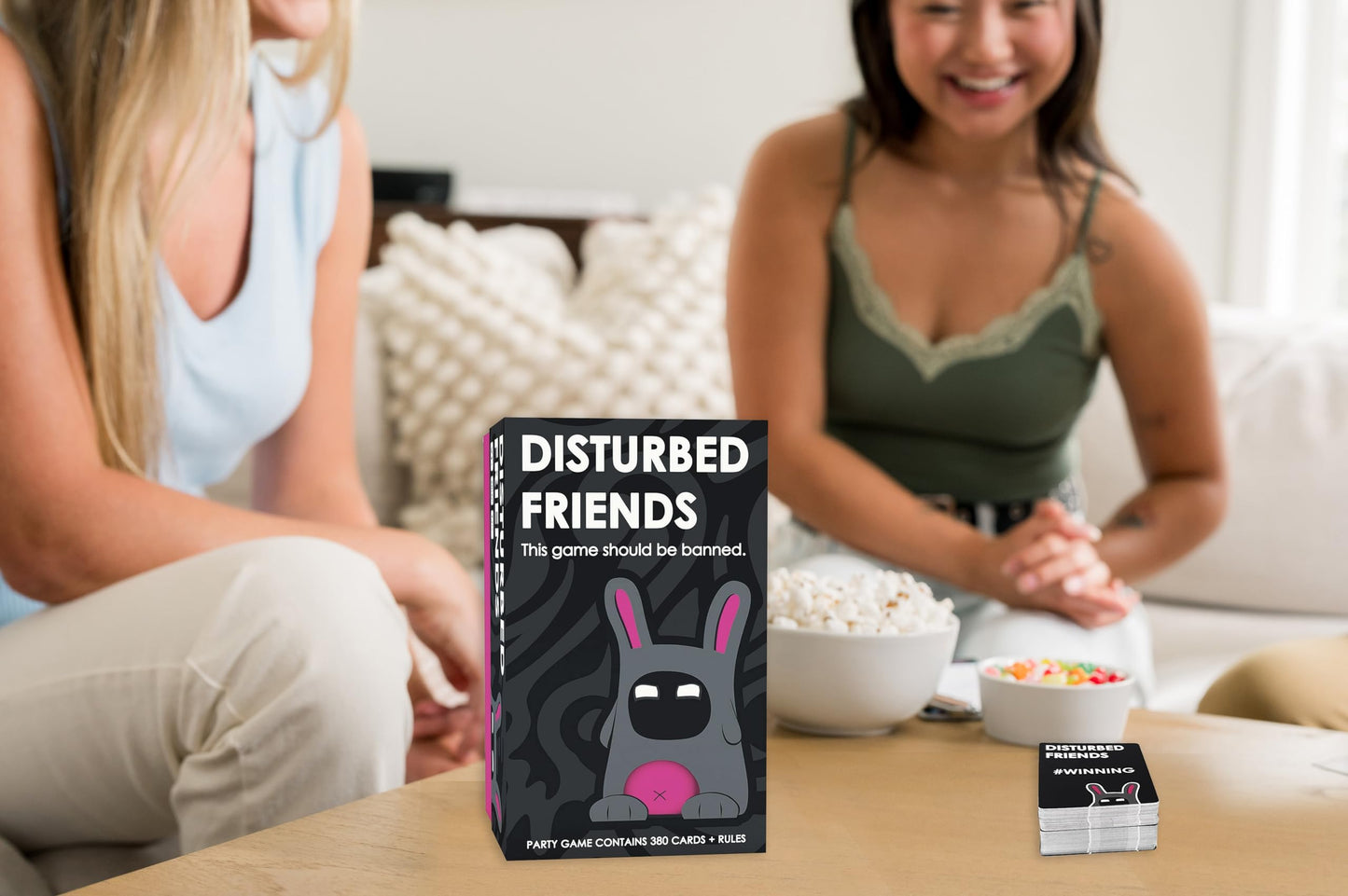 Disturbed Friends Party Game | Hilarious Adult Card Game for White Elephant & Game Night