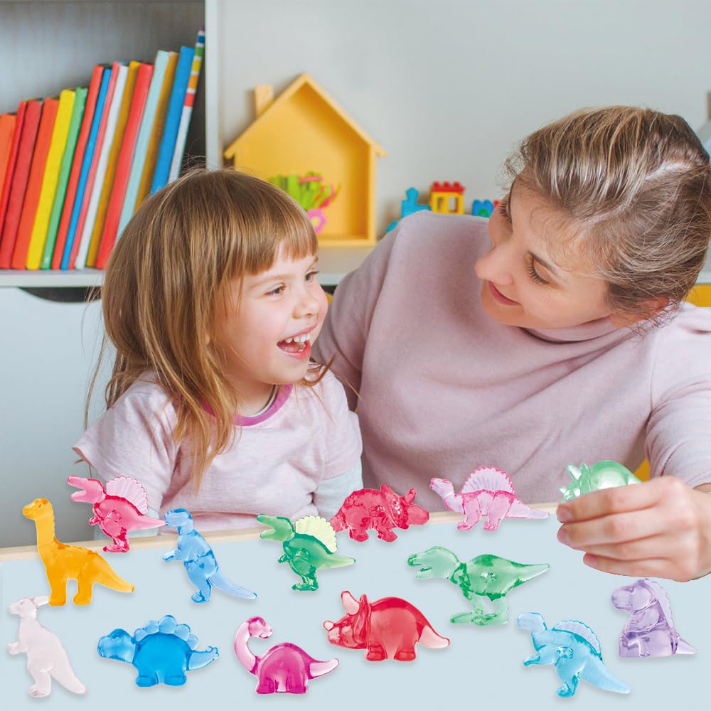 DIYDEC 120Pcs Mini Dinosaur Figurines – Tiny Resin Dinosaurs for Decor