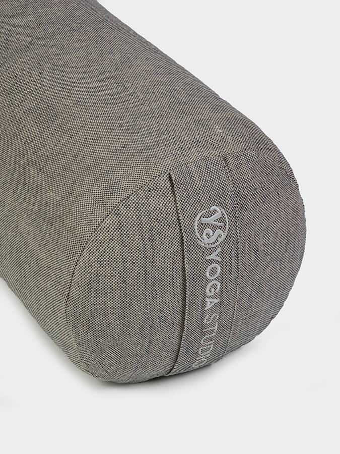 Yoga Studio Organic Buckwheat Two Toned Meditation Bolster Cushion