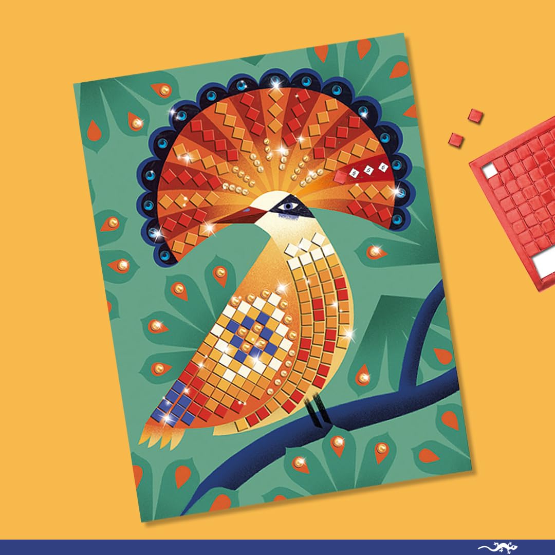 DJECO LGA Mosaics Deep in the Jungle – Create Your Own Mosaic Masterpiece for Kids 6+
