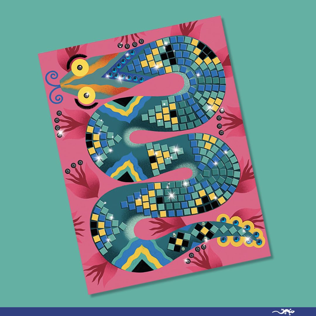 DJECO LGA Mosaics Deep in the Jungle – Create Your Own Mosaic Masterpiece for Kids 6+