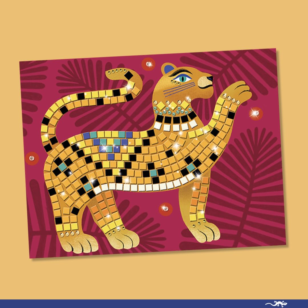 DJECO LGA Mosaics Deep in the Jungle – Create Your Own Mosaic Masterpiece for Kids 6+