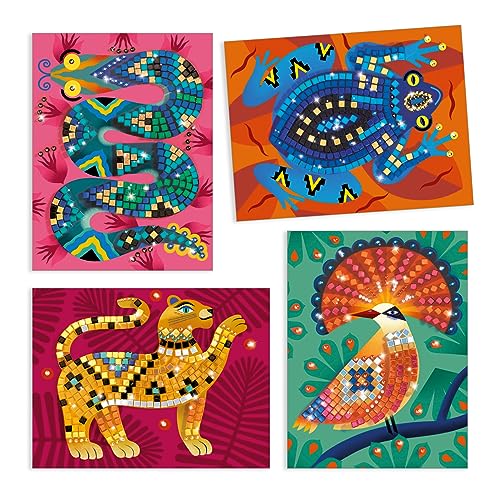 DJECO LGA Mosaics Deep in the Jungle – Create Your Own Mosaic Masterpiece for Kids 6+