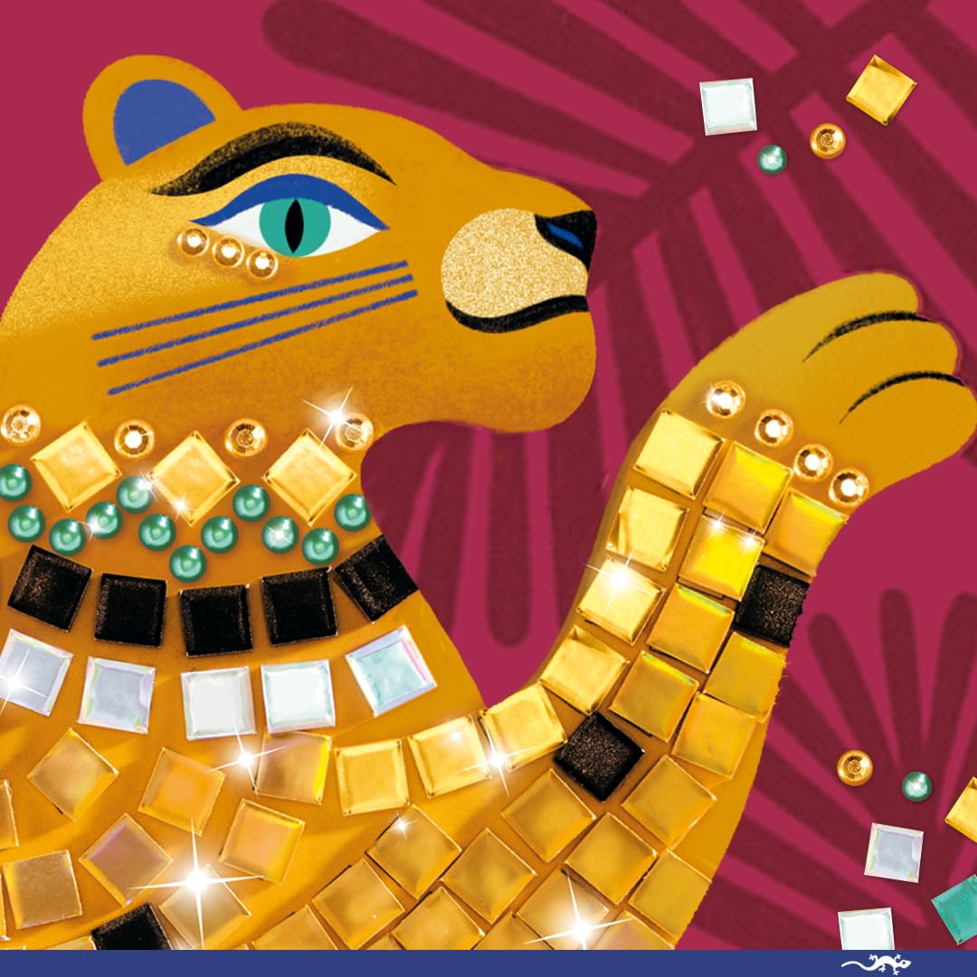 DJECO LGA Mosaics Deep in the Jungle – Create Your Own Mosaic Masterpiece for Kids 6+