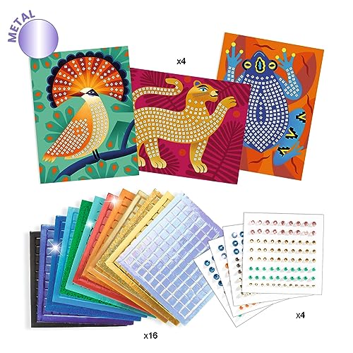 DJECO LGA Mosaics Deep in the Jungle – Create Your Own Mosaic Masterpiece for Kids 6+