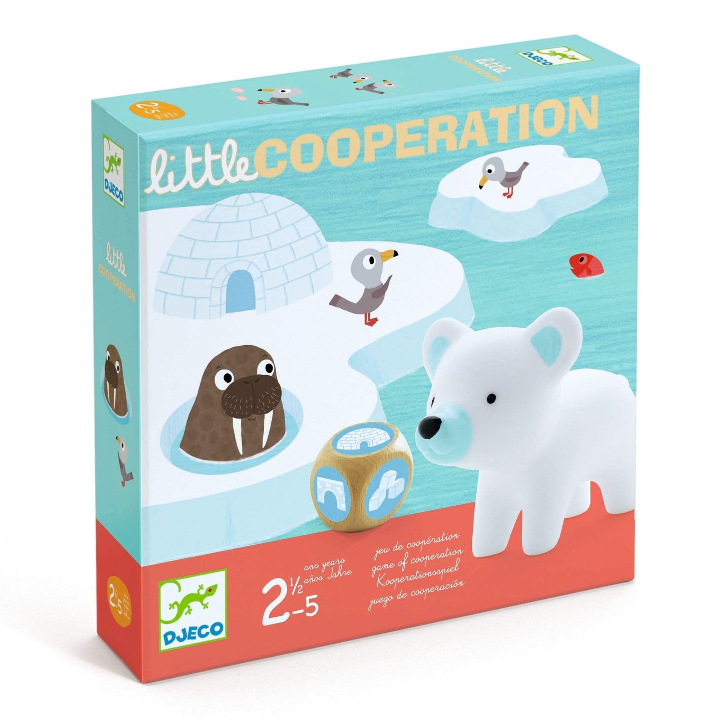 DJECO Little Cooperation — Cooperative Board Game for Ages 2.5–5 | Family Play