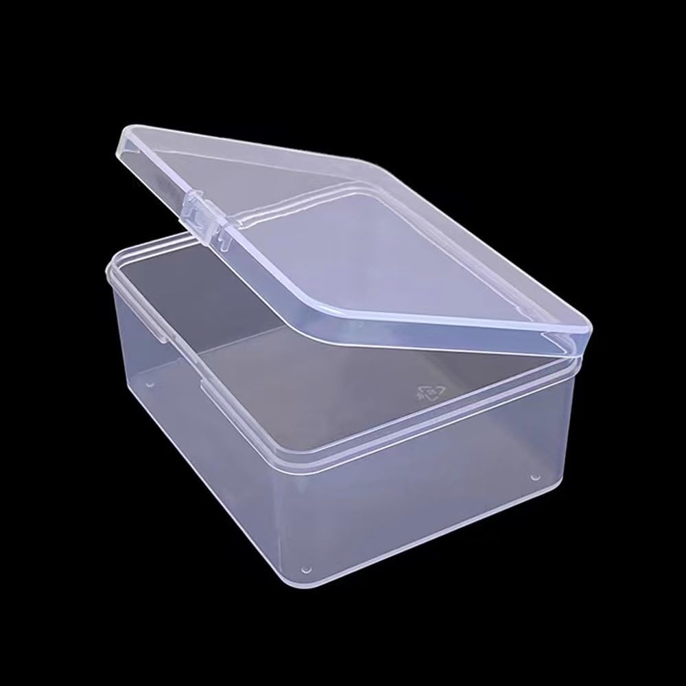 DKAOVH 6PCS Plastic Card Storage Box – UNO Card Case, High Capacity Playing Card Box (Cards Not Included)