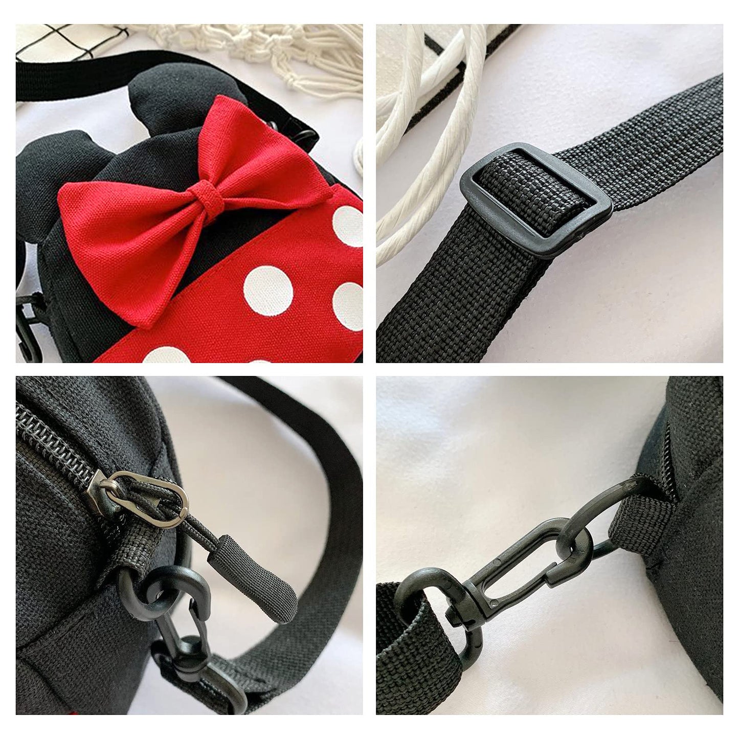 Dksyee Cute Mini Mouse Crossbody Bag for Girls | Toddler & Kids Purses