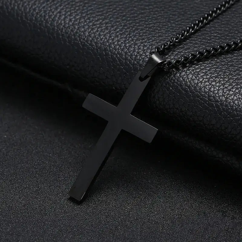 Minimalist Pendant Necklace – Gold, Black, Silver