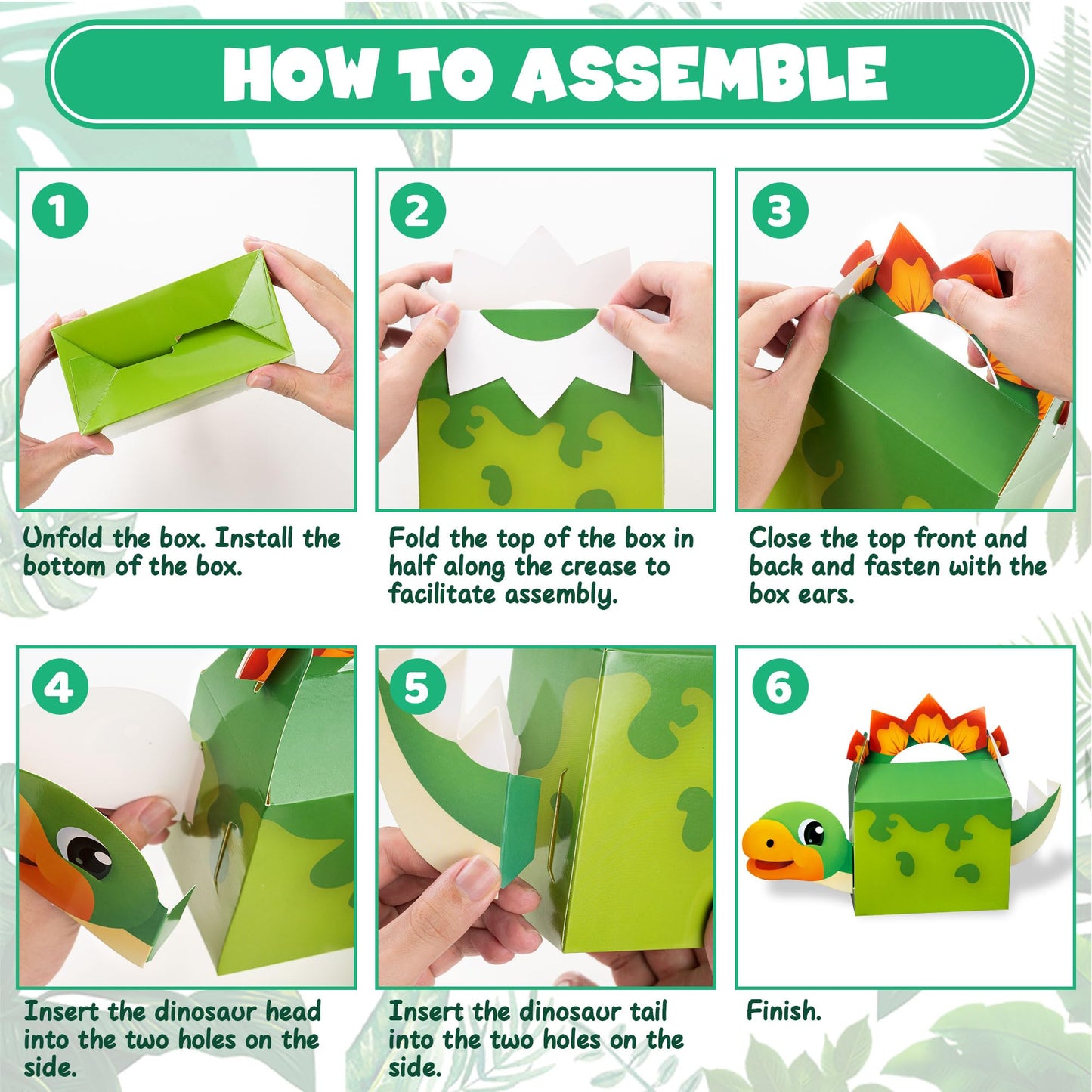 DMIGHT Dinosaur Party Favors – Dinosaur Birthday Party Supplies & Goodie Bags