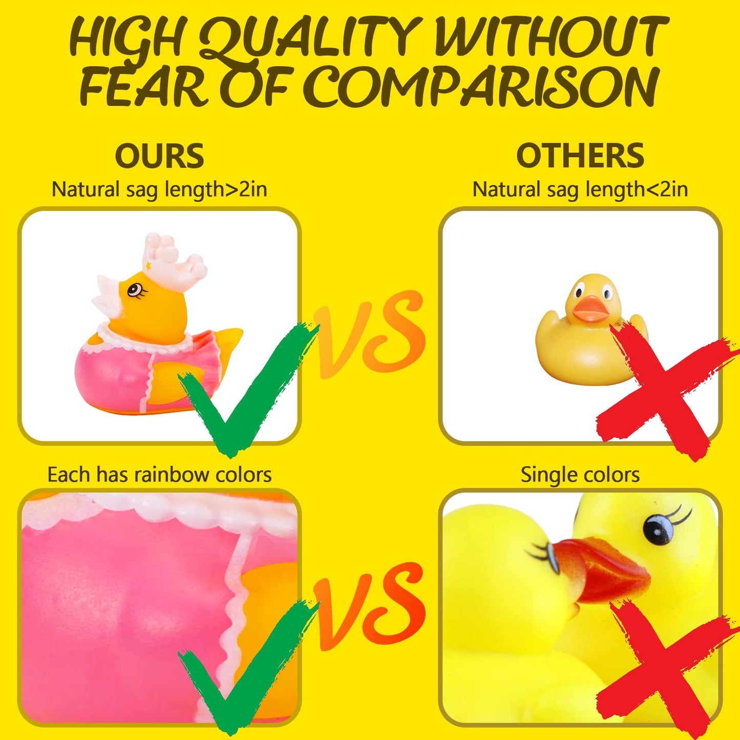 Dmsky 100 Pack Rubber Ducks in Bulk – Assorted Bath Toys, Party Favors & Jeep Ducking