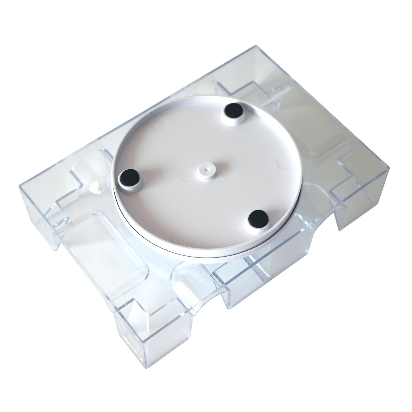 DNB Sports Revolving Card Tray – 2-Deck Canasta Holder (Plastic)