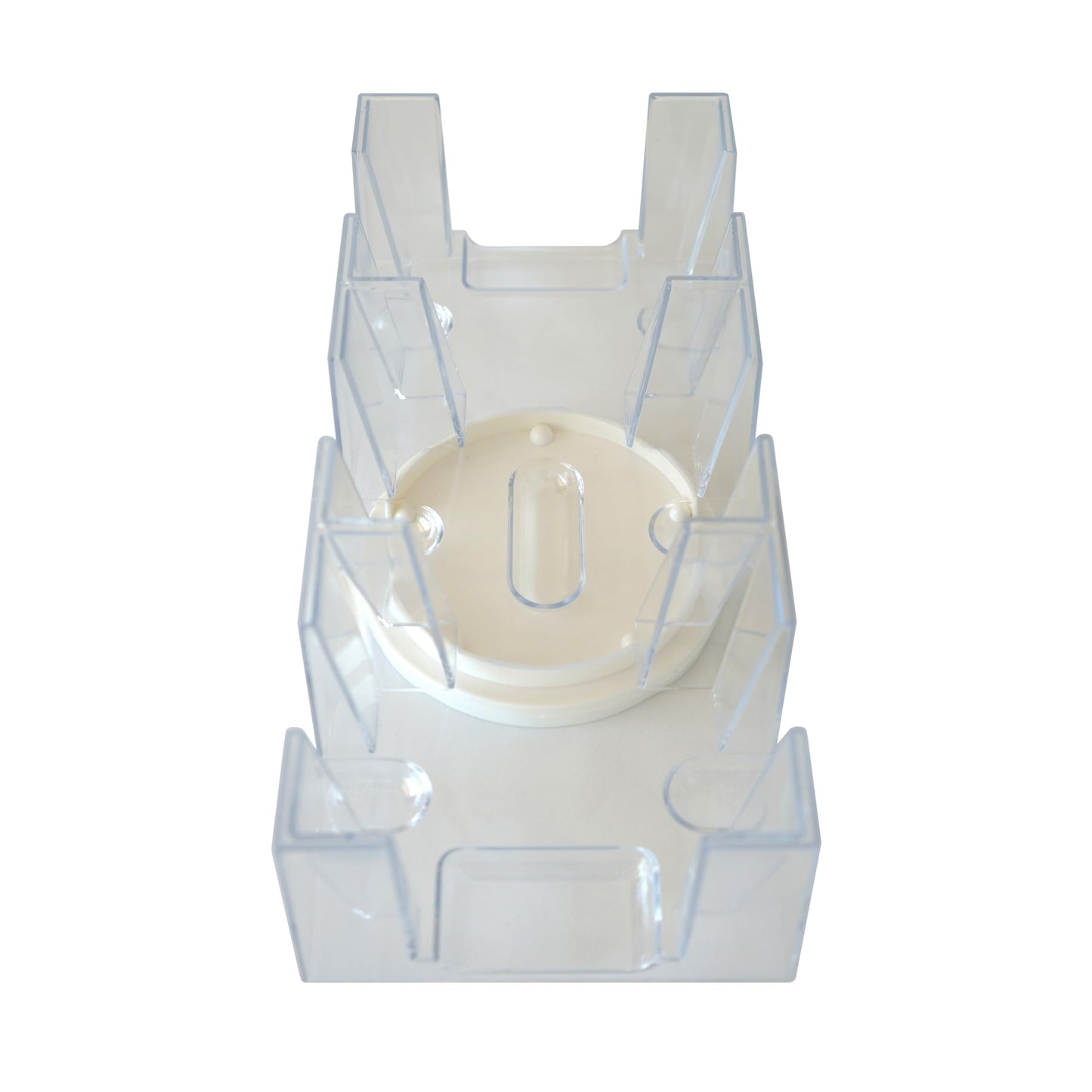 DNB Revolving Playing Card Tray - 9-Deck Plastic Rotating Canasta Card Holder | DNB SPORTS
