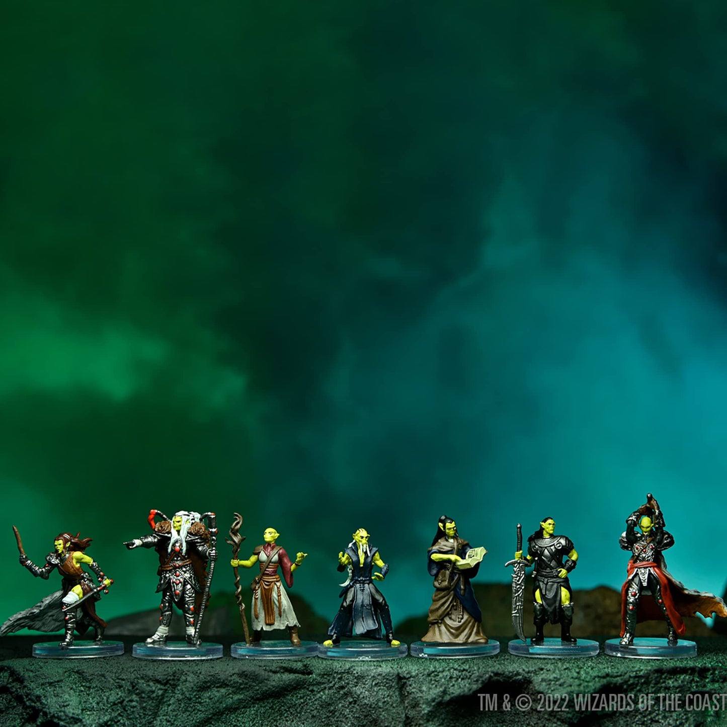 D&D Icons of The Realms: Githyanki Warband – 7 Pre-Painted Miniatures for D&D
