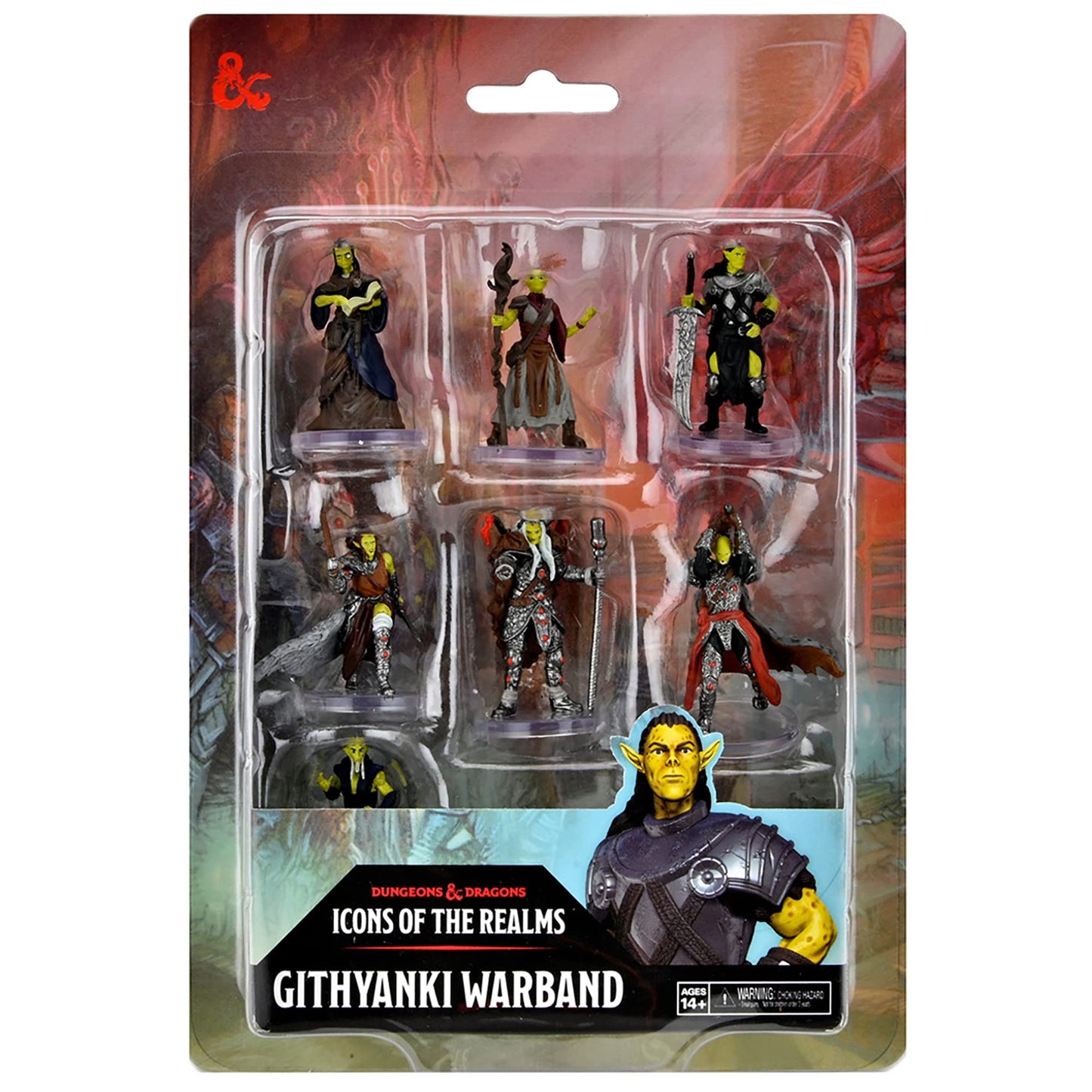 D&D Icons of The Realms: Githyanki Warband – 7 Pre-Painted Miniatures for D&D