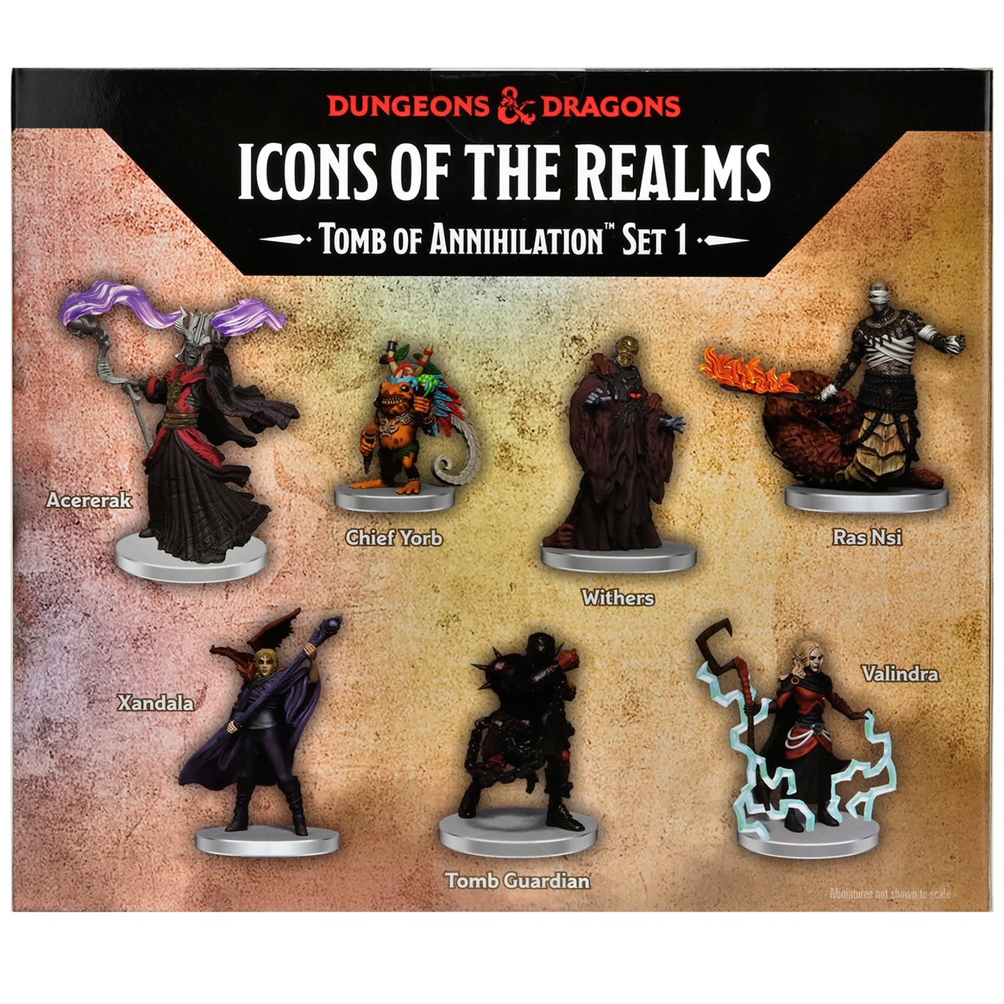 D&D Icons of The Realms: Tomb of Annihilation Box 1-7 – Pre-Painted Miniatures Set