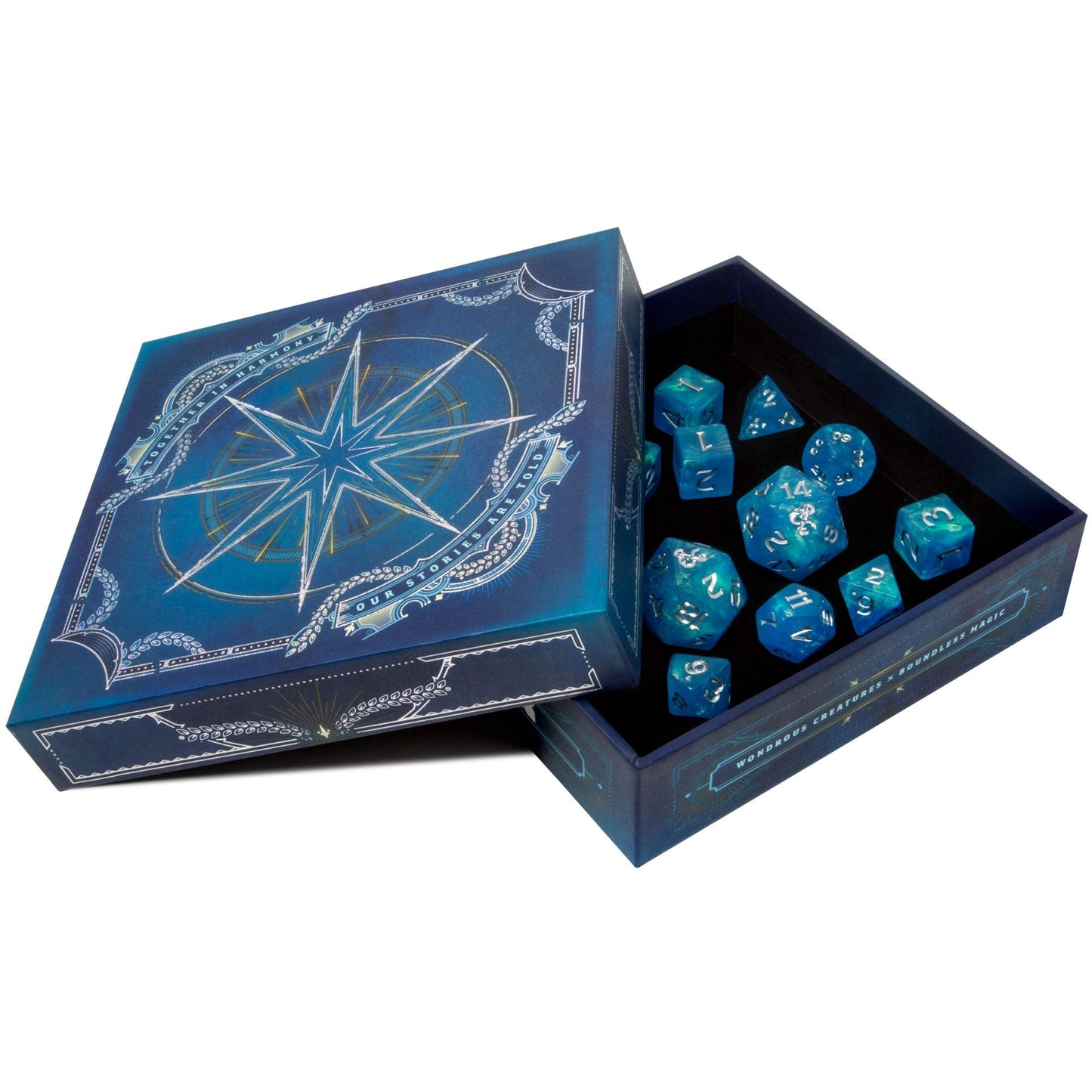 D&D Forgotten Realms Laeral Silverhand's Explorer Kit – Dice, Cards & Map for Waterdeep Adventures