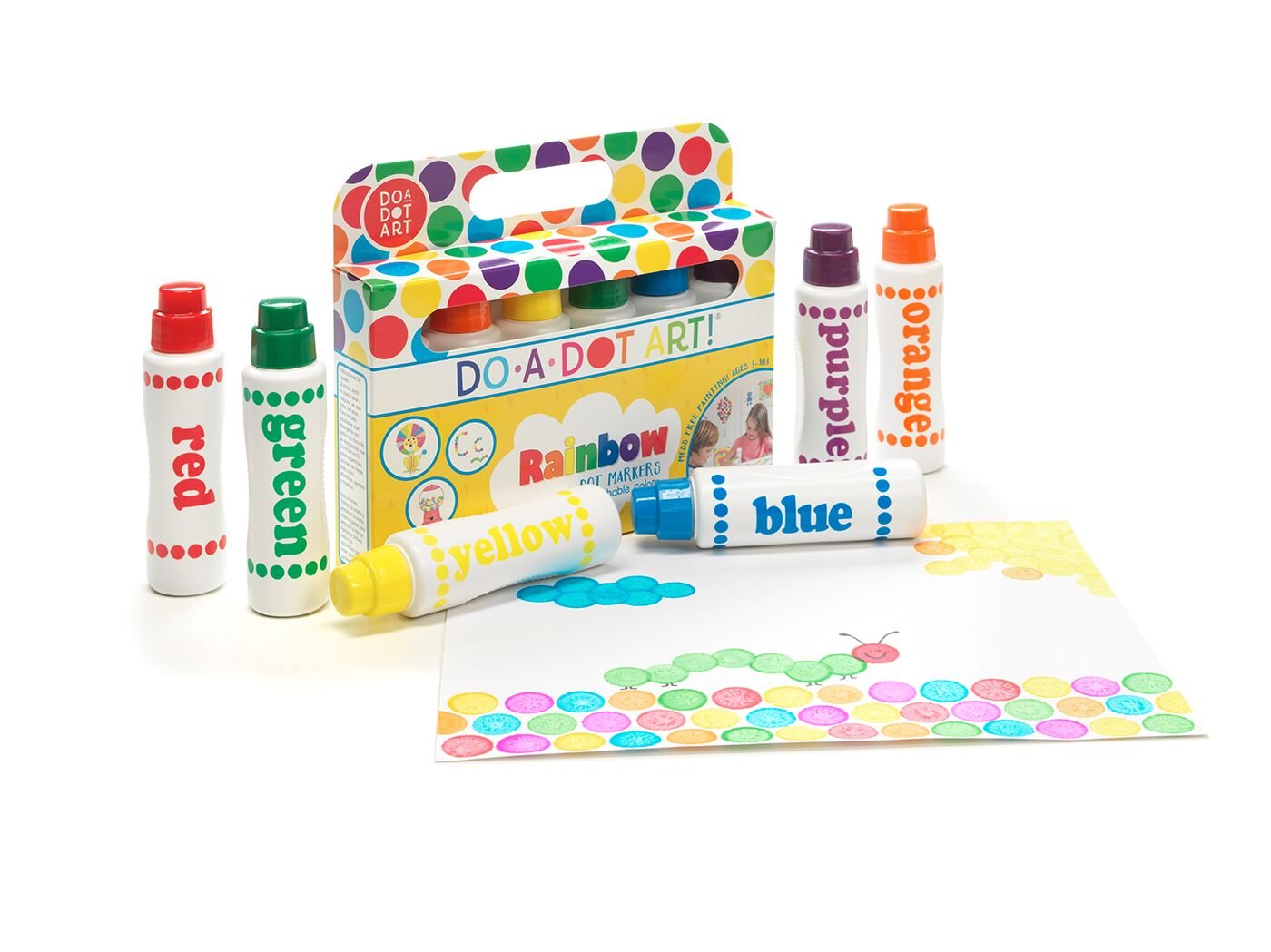 Do A Dot Art! Markers 6-Pack Rainbow – The Original Dot Marker, Made in USA