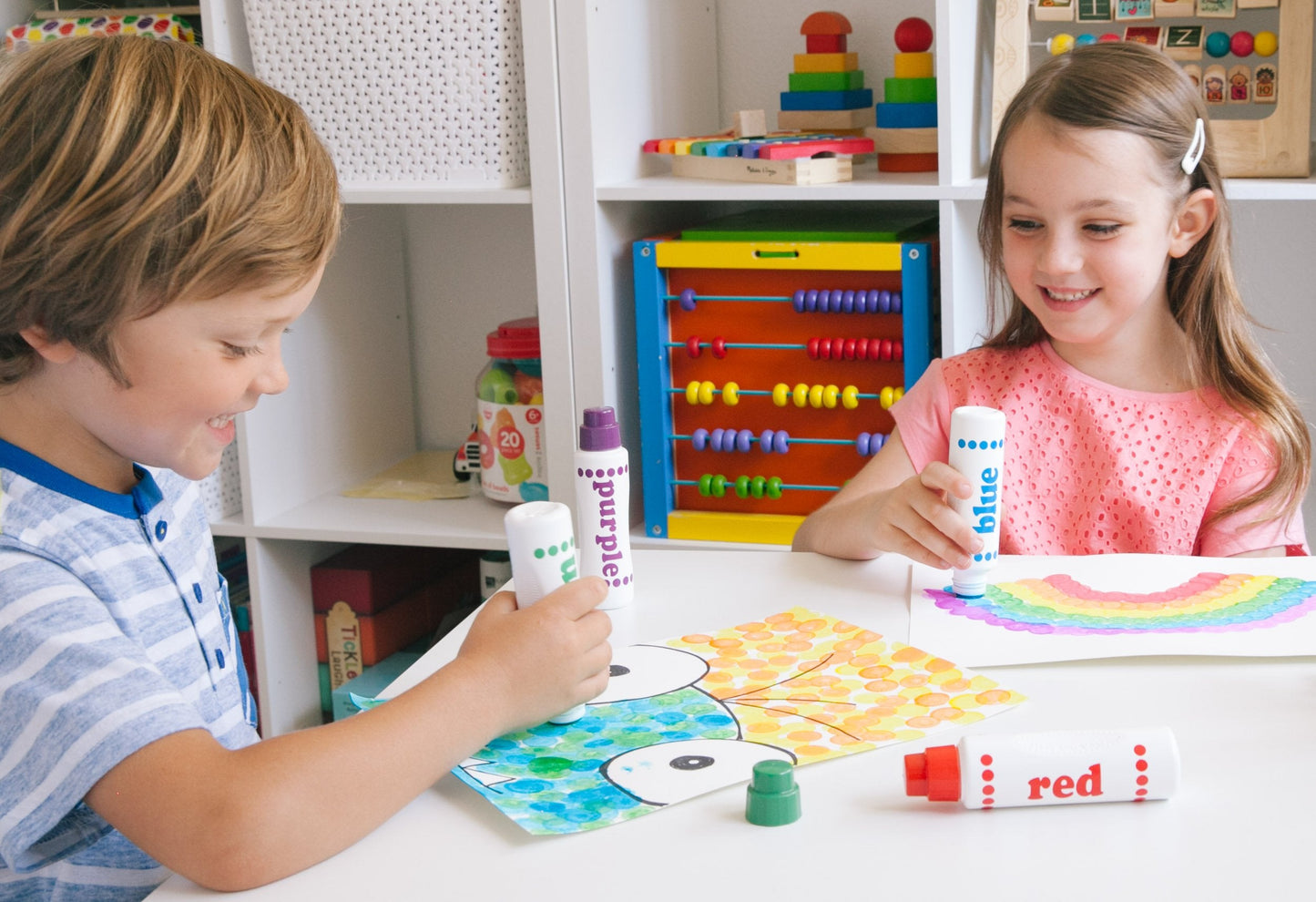 Do A Dot Art! Markers 6-Pack Rainbow – The Original Dot Marker, Made in USA
