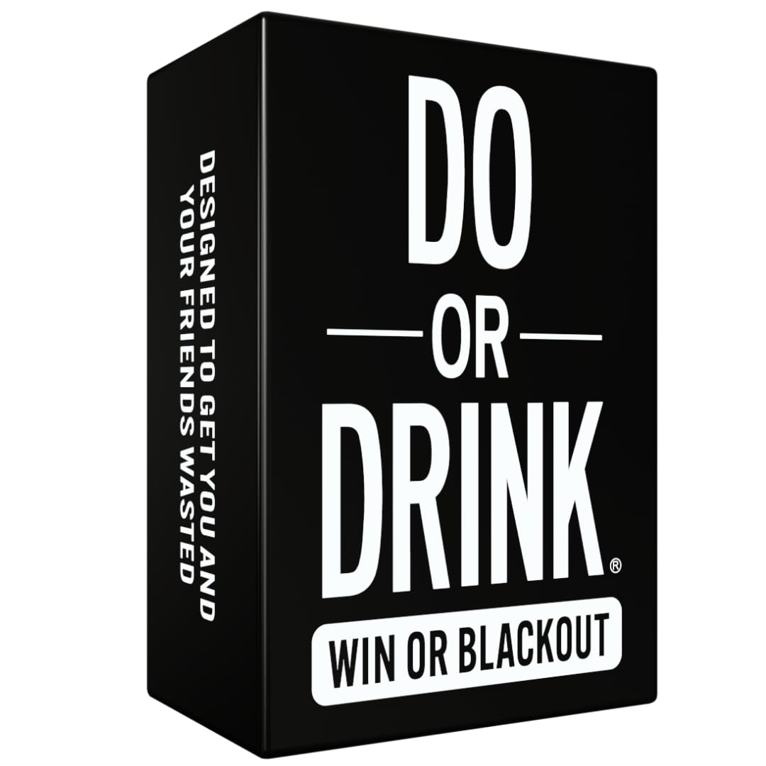 Do or Drink: Adult Drinking Card Games — 350 Cards, 175 Challenges for Parties & Gift Ideas