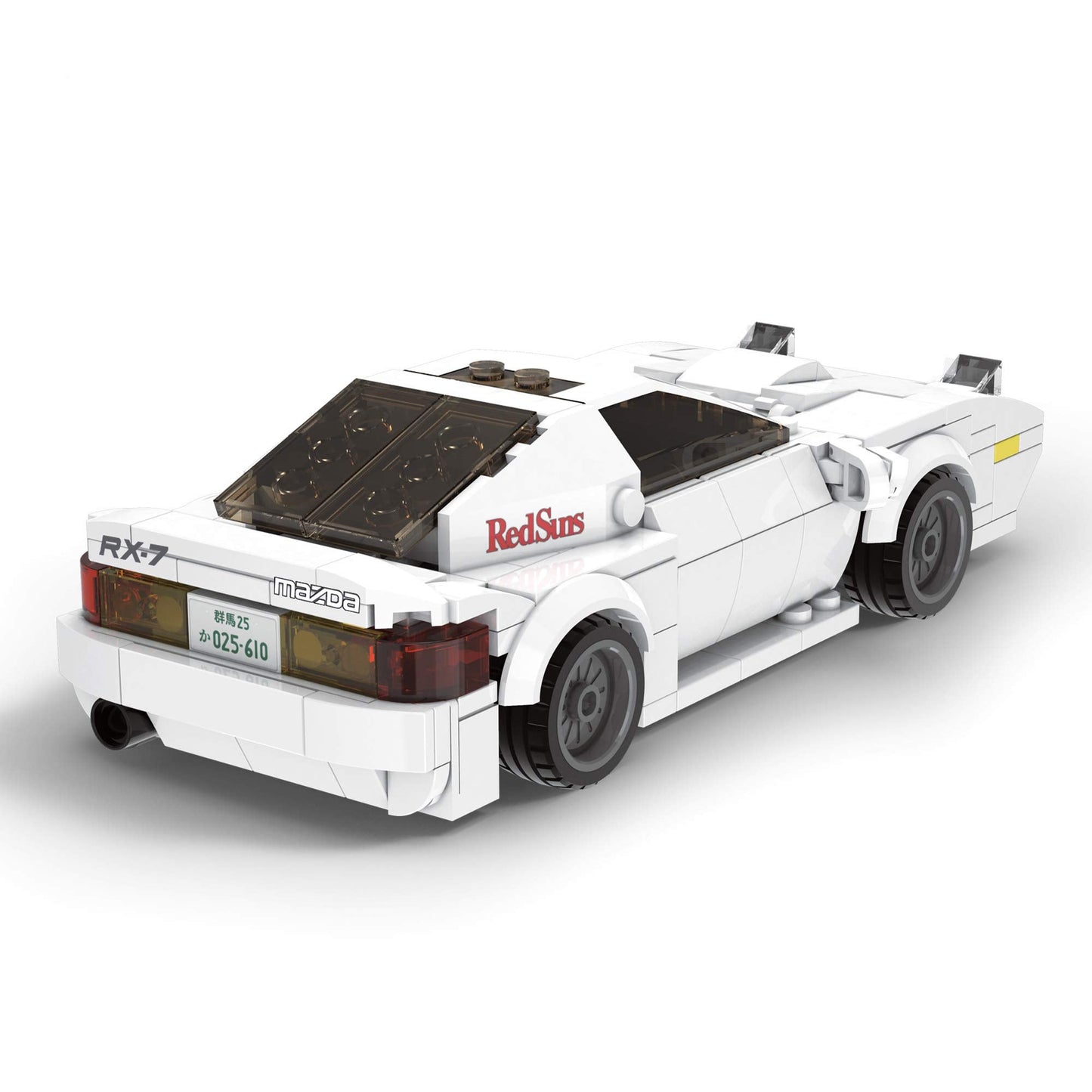dOBROMOb Mazda RX-7 FC3S Initial-D 25th Anniversary 1:24 Bricks Model Kit – 282 Pieces