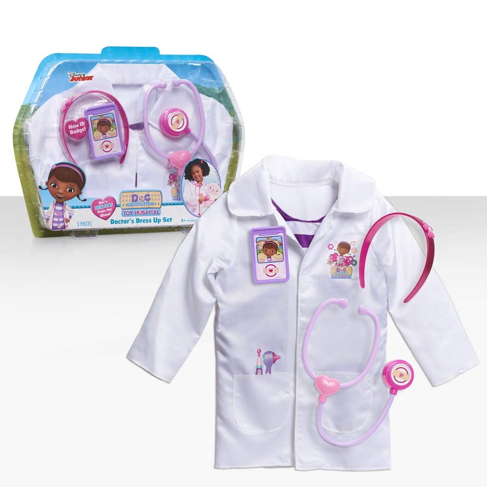 DOC MCSTUFFINS Doctor's Dress Up Set – 4-Piece Imaginative Play Kit