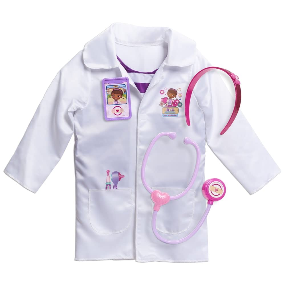 DOC MCSTUFFINS Doctor's Dress Up Set – 4-Piece Imaginative Play Kit