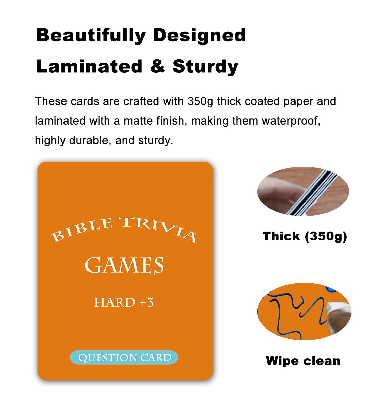 Docdeer Bible Trivia Board Game Cards for Adults & Family | Bible Study Gift