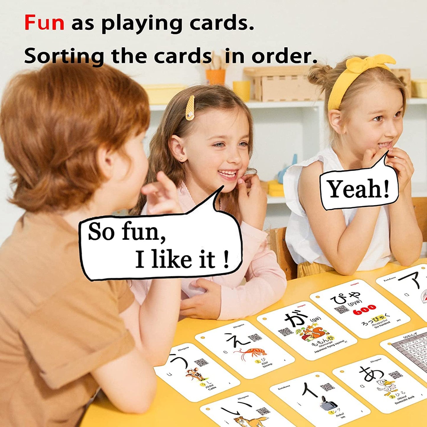Docdeer Hiragana & Katakana Flash Cards – 104 Hiragana, 104 Katakana, Ring-Bound for Beginners