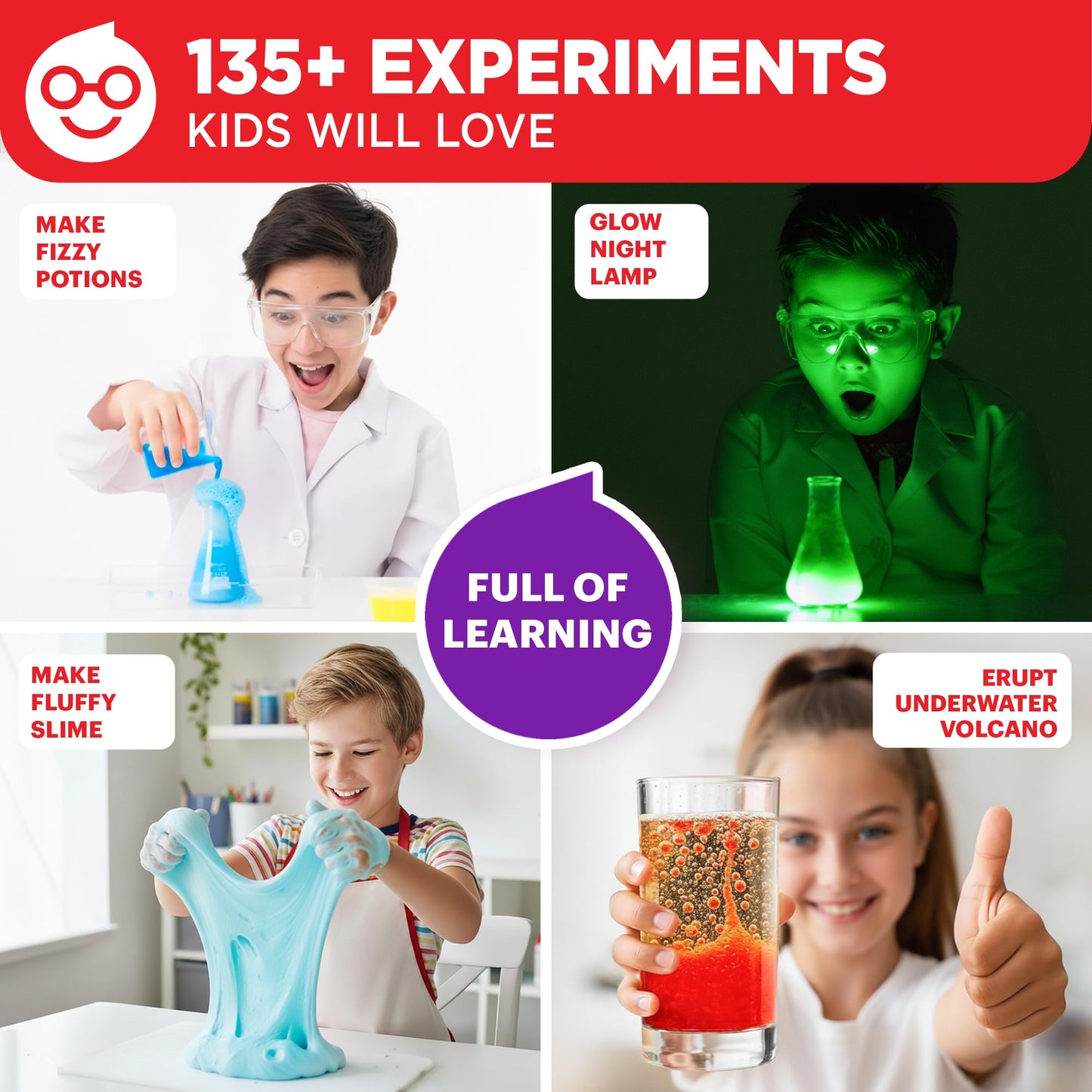 Doctor Jupiter Ultimate Science Kit - 135+ Experiments STEM Toy for Ages 8-14