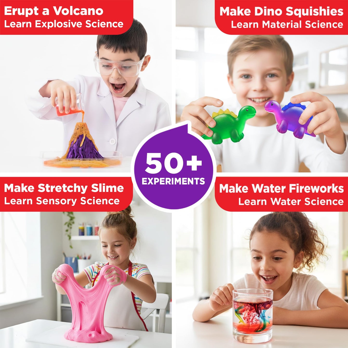 Doctor Jupiter Amazing Science Gift Set – My First Science Kit & Brain Craft for Kids 5+ | STEM Learning