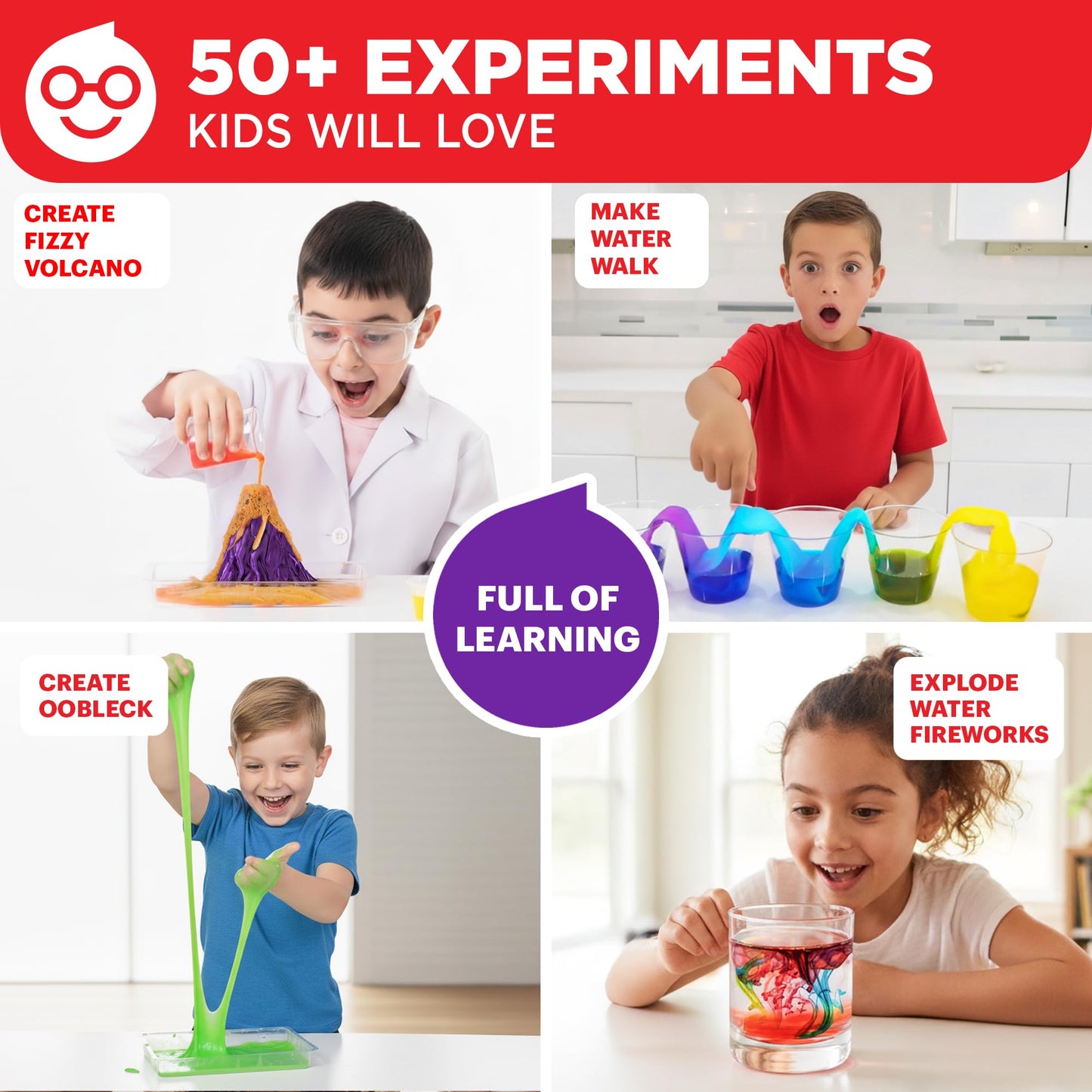 Doctor Jupiter My First Science Kit for Kids Ages 4-8 | 50+ Experiments STEM Gift